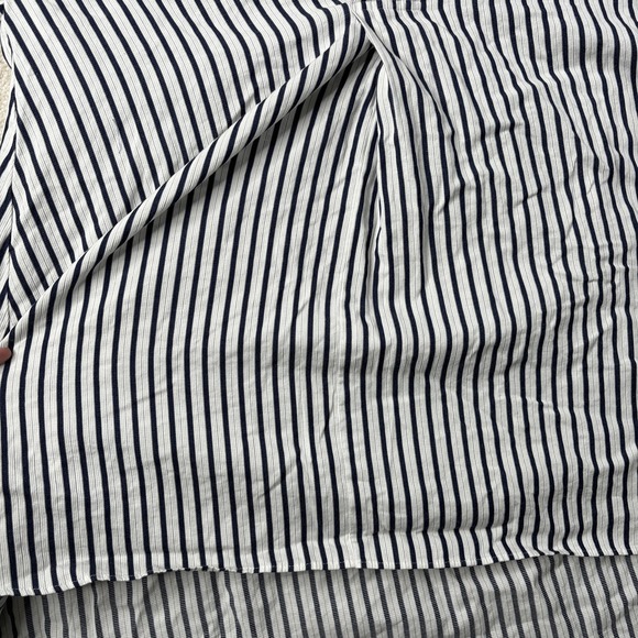 ENFOLD Shirt Dress Women's EU 40 Navy White Striped Collared READ - Picture 5 of 16